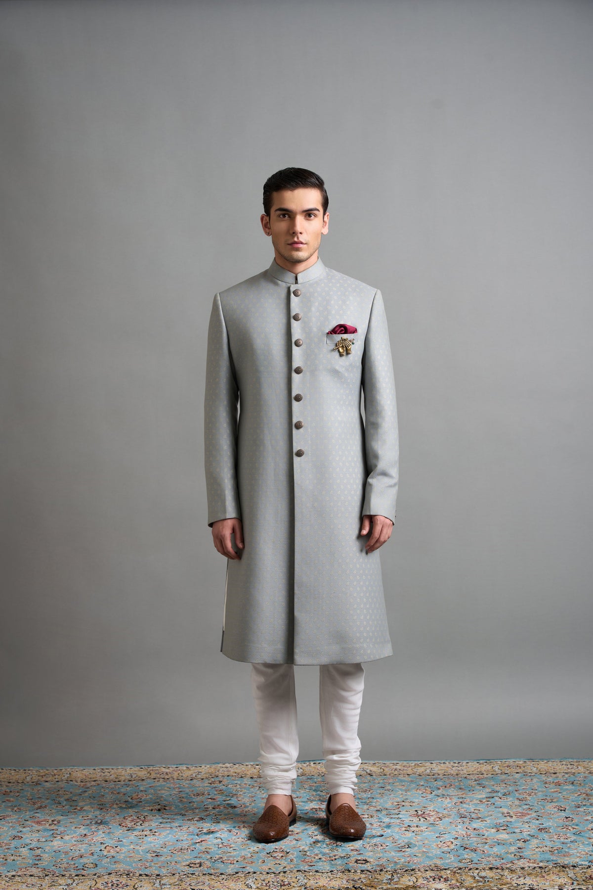Gargee Designers Riaan Grey Sherwani Gargee