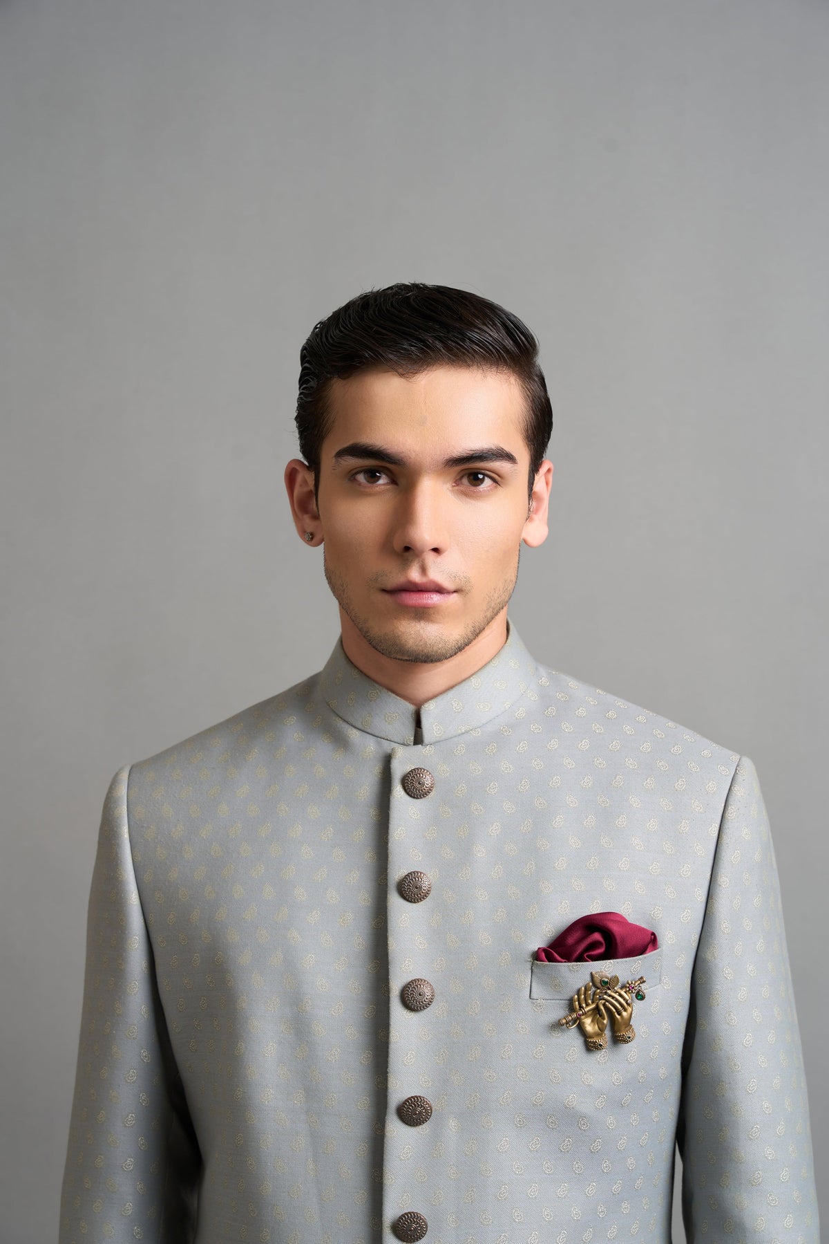 Gargee Designers Riaan Grey Sherwani Gargee