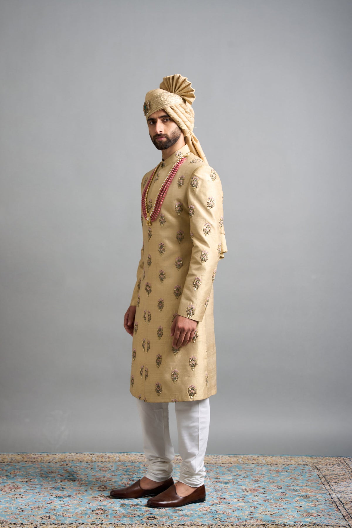 Gargee Designers Samar Golden Sherwani Gargee