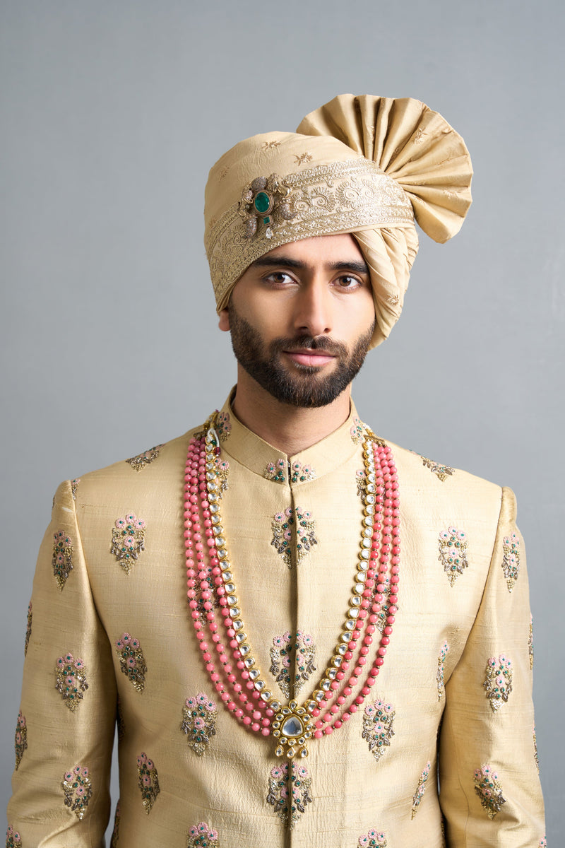 Gargee Designers Samar Golden Sherwani Gargee