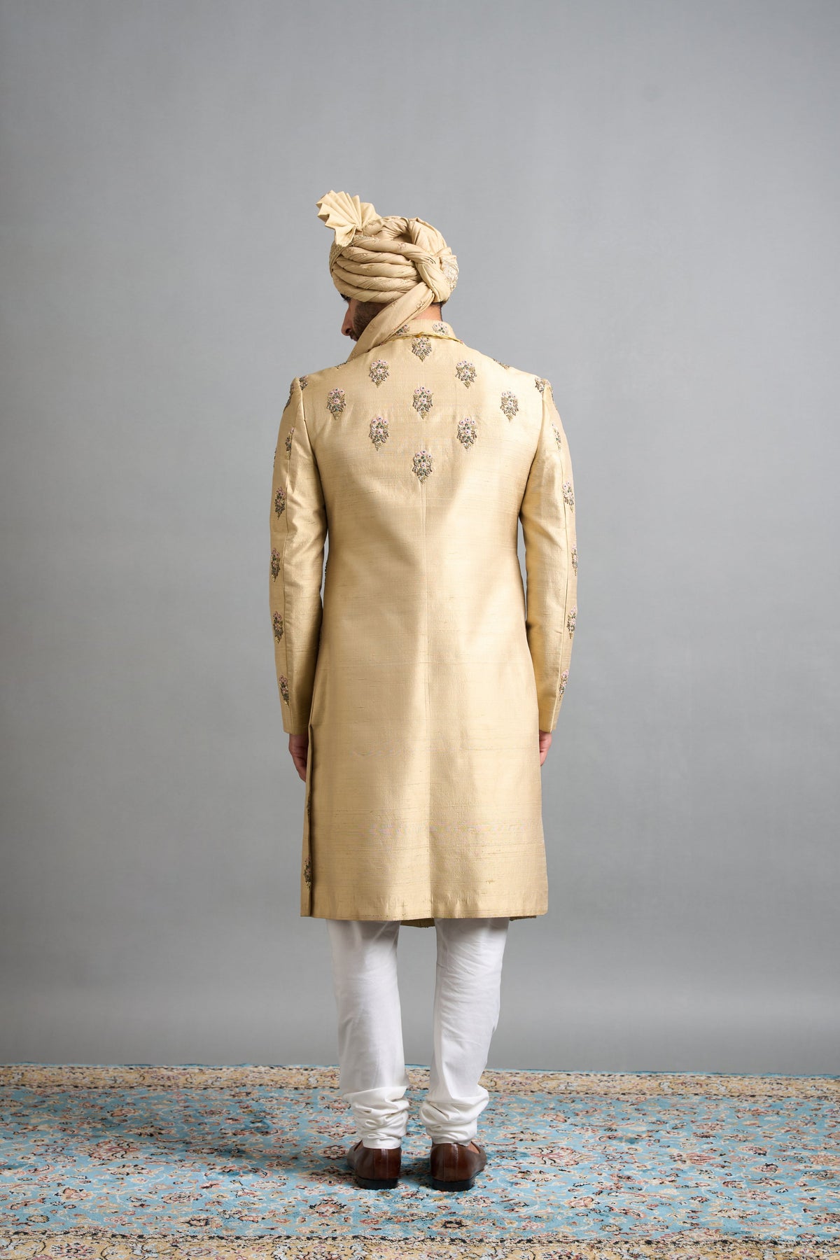 Gargee Designers Samar Golden Sherwani Gargee