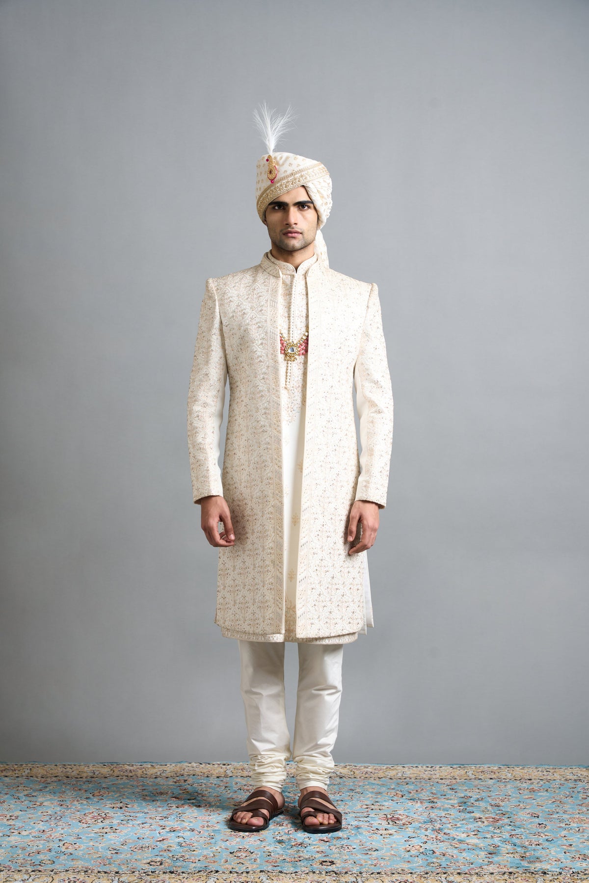 Gargee Designers Shaan Ivory Sherwani Gargee