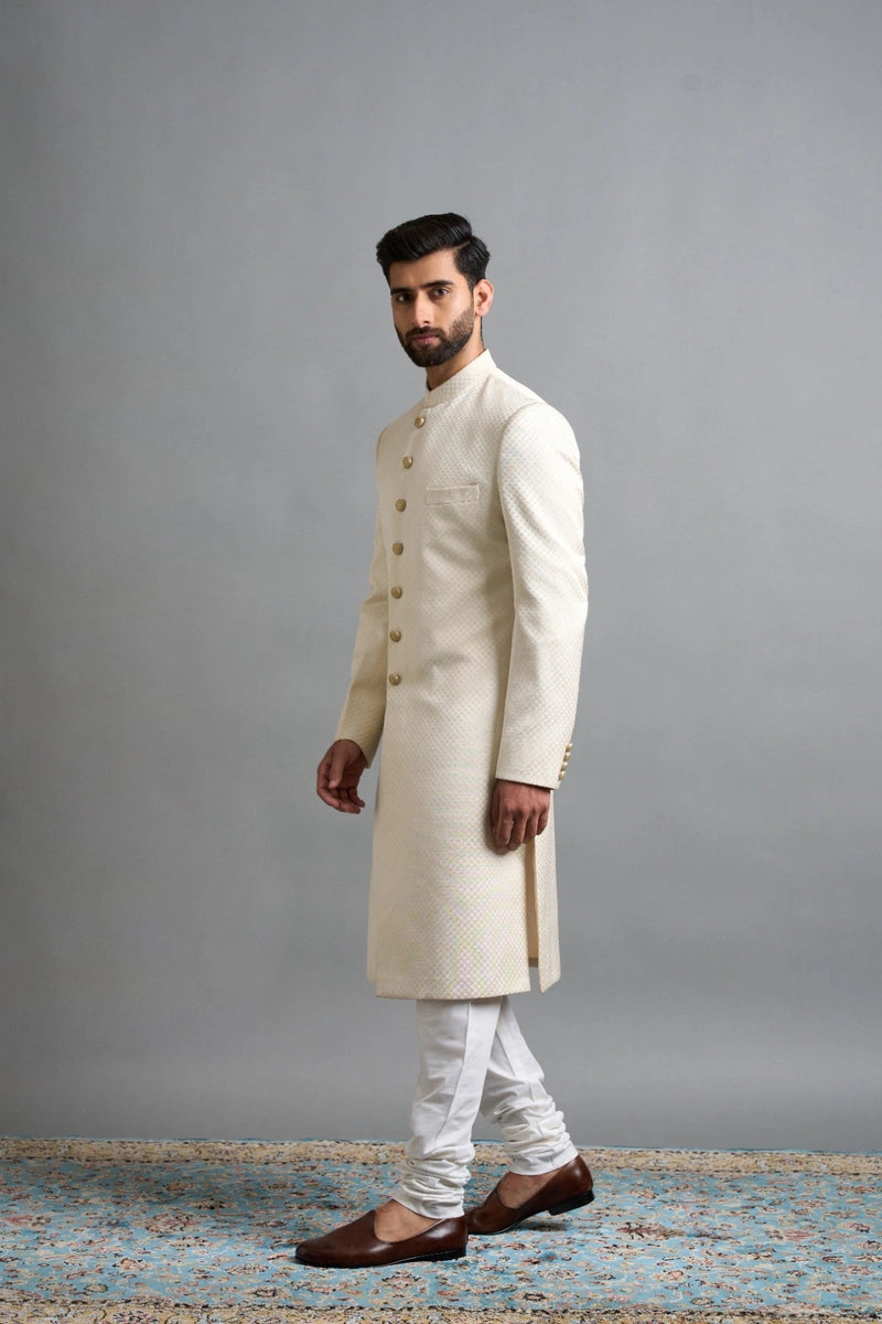 Gargee Designers Vihaan Cream Sherwani Gargee
