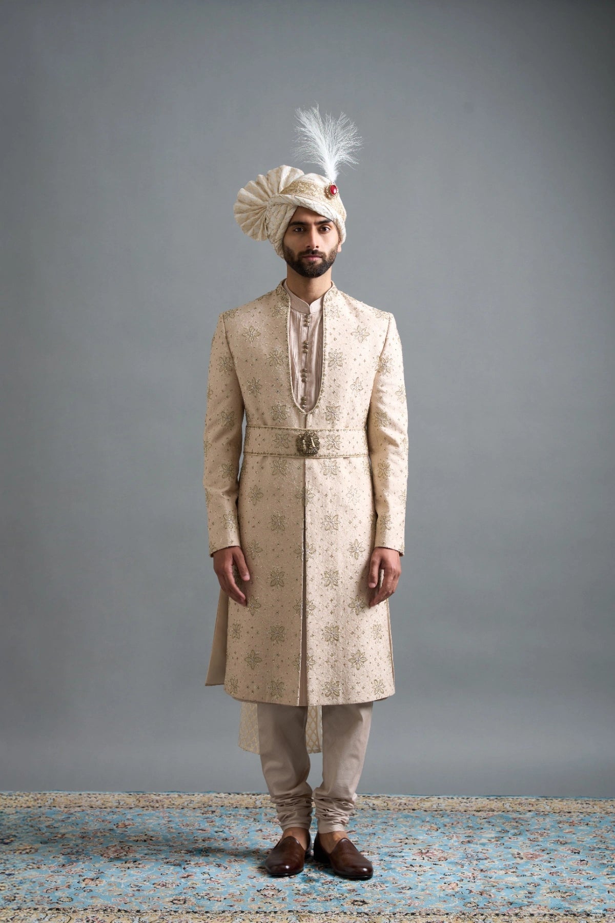 Gargee Designers Vivaan Ivory Sherwani Gargee