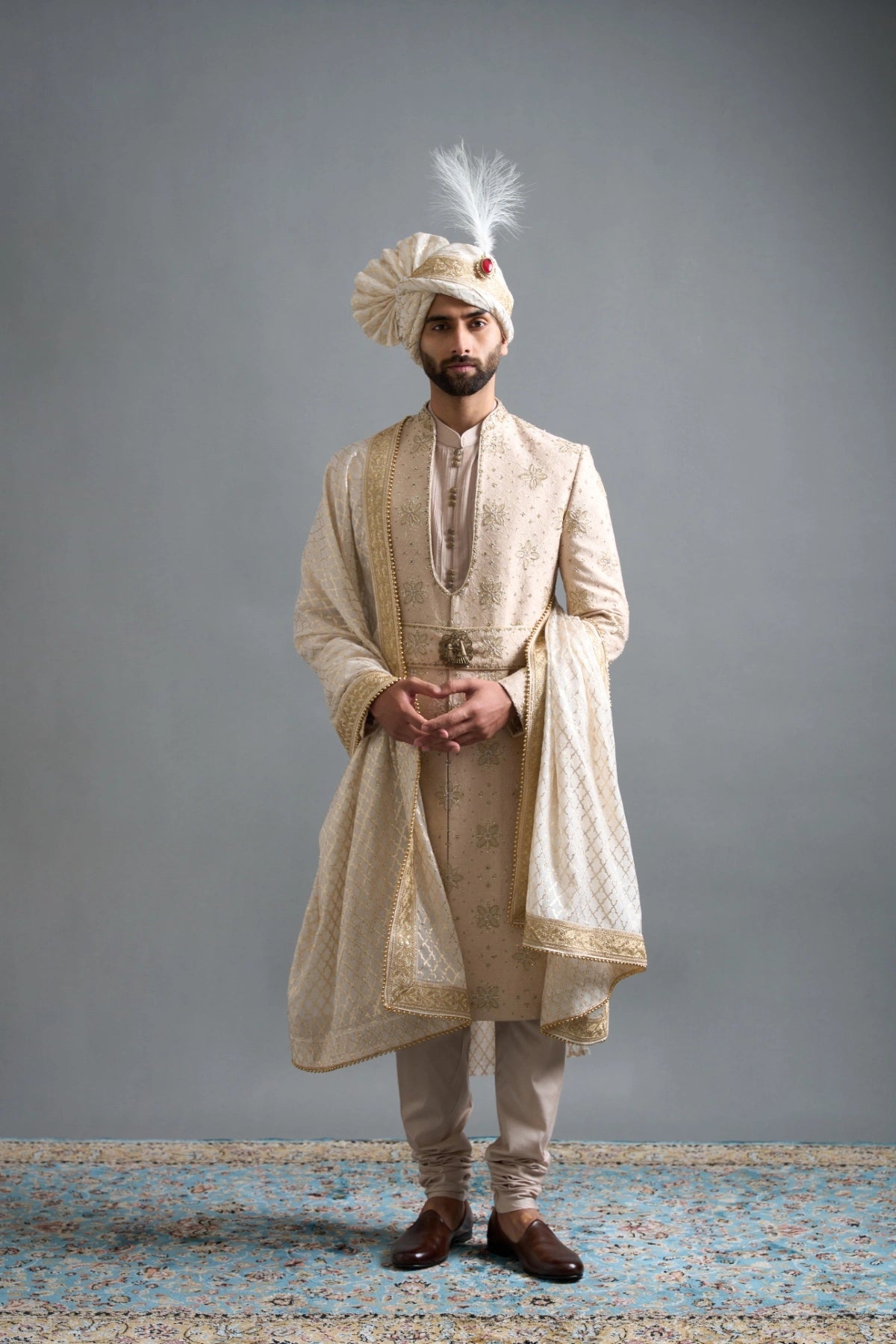 Gargee Designers Vivaan Ivory Sherwani Gargee