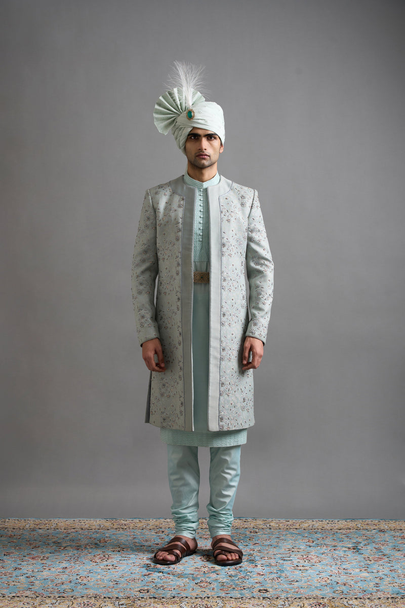 Gargee Designers Zayaan Mint Sherwani Gargee