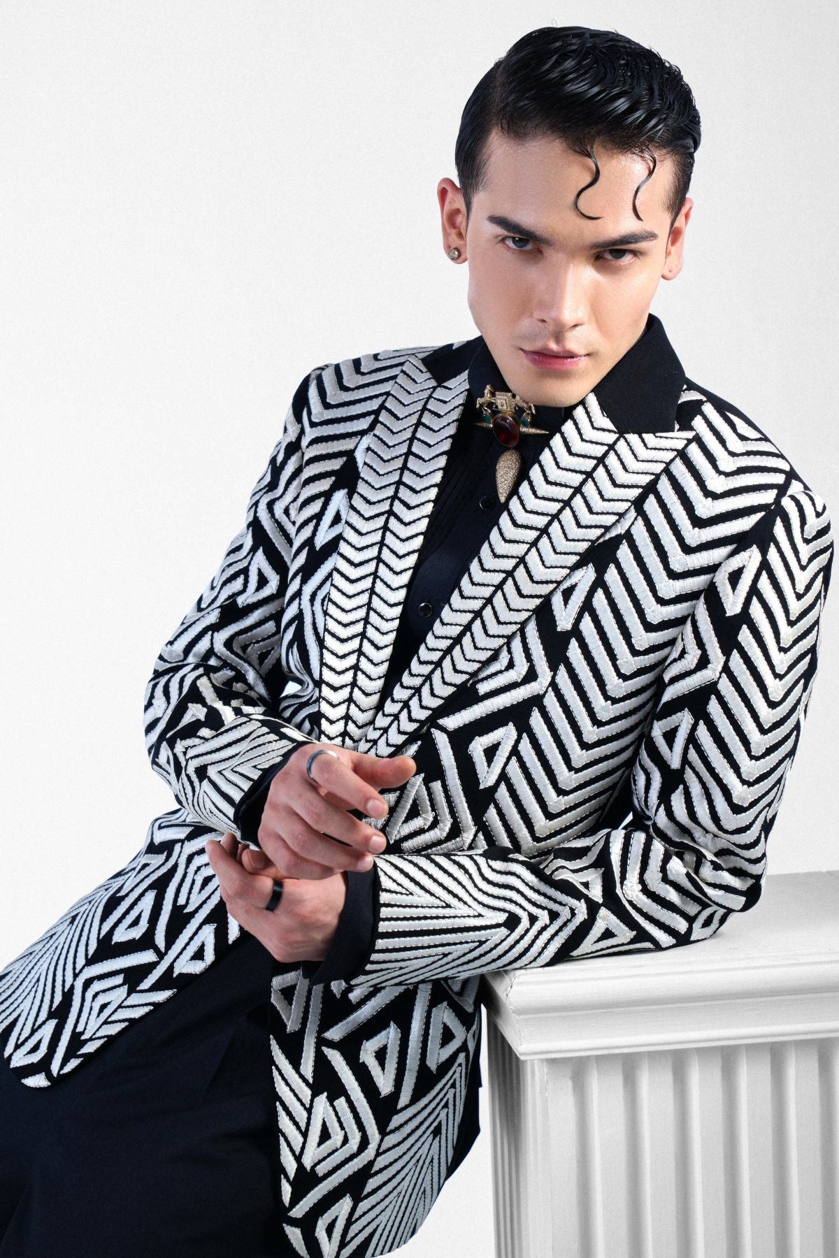 Gargee Designer's Shaurya Tuxedo Gargee