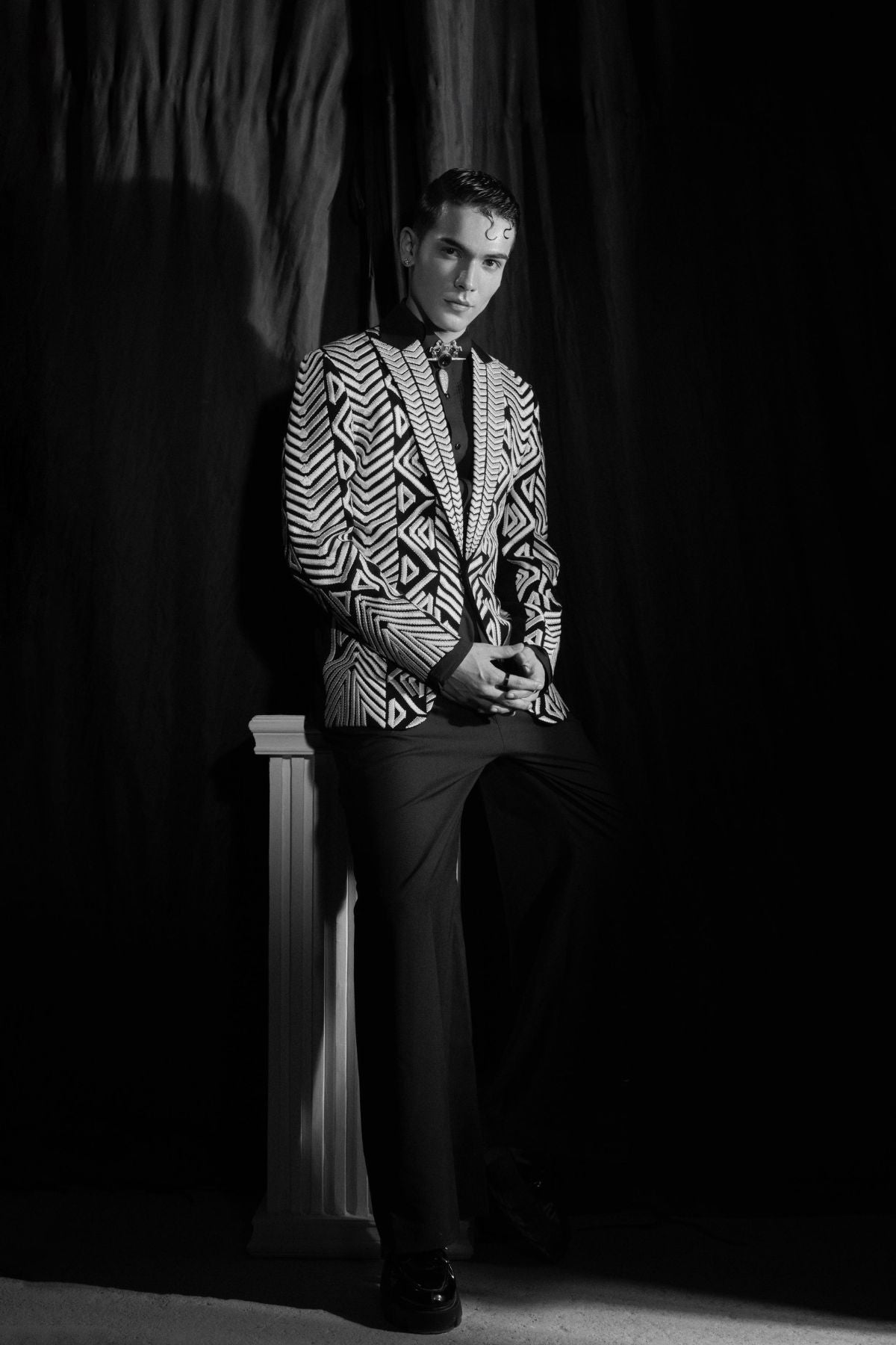 Gargee Designer's Shaurya Tuxedo Gargee