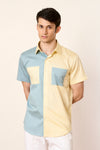 Teal Colorblock Equity Shirt