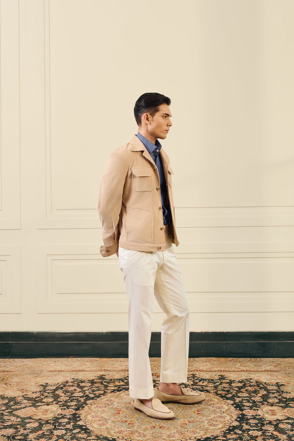 Cotton Corduroy Utility Jacket Gargee