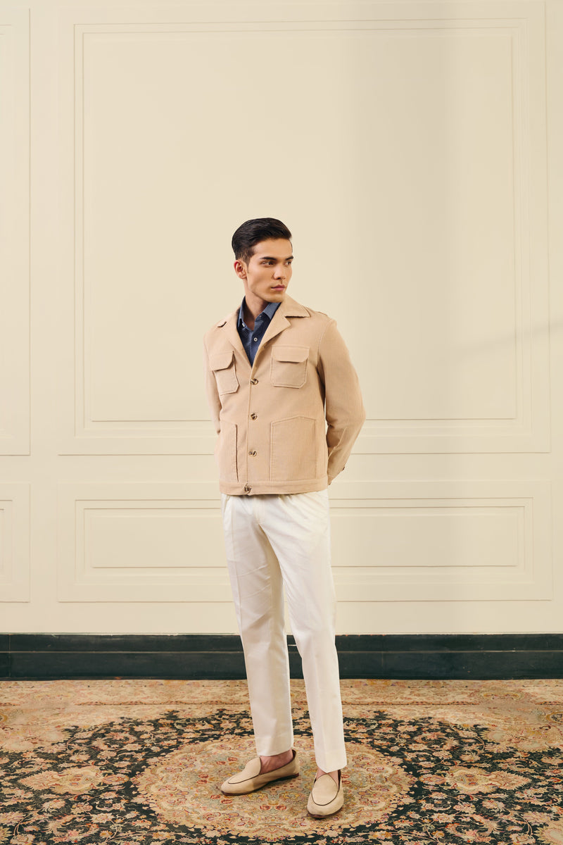 Cotton Corduroy Utility Jacket Gargee