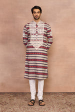 Gulbadan Multicolor Ikat Kurta Set