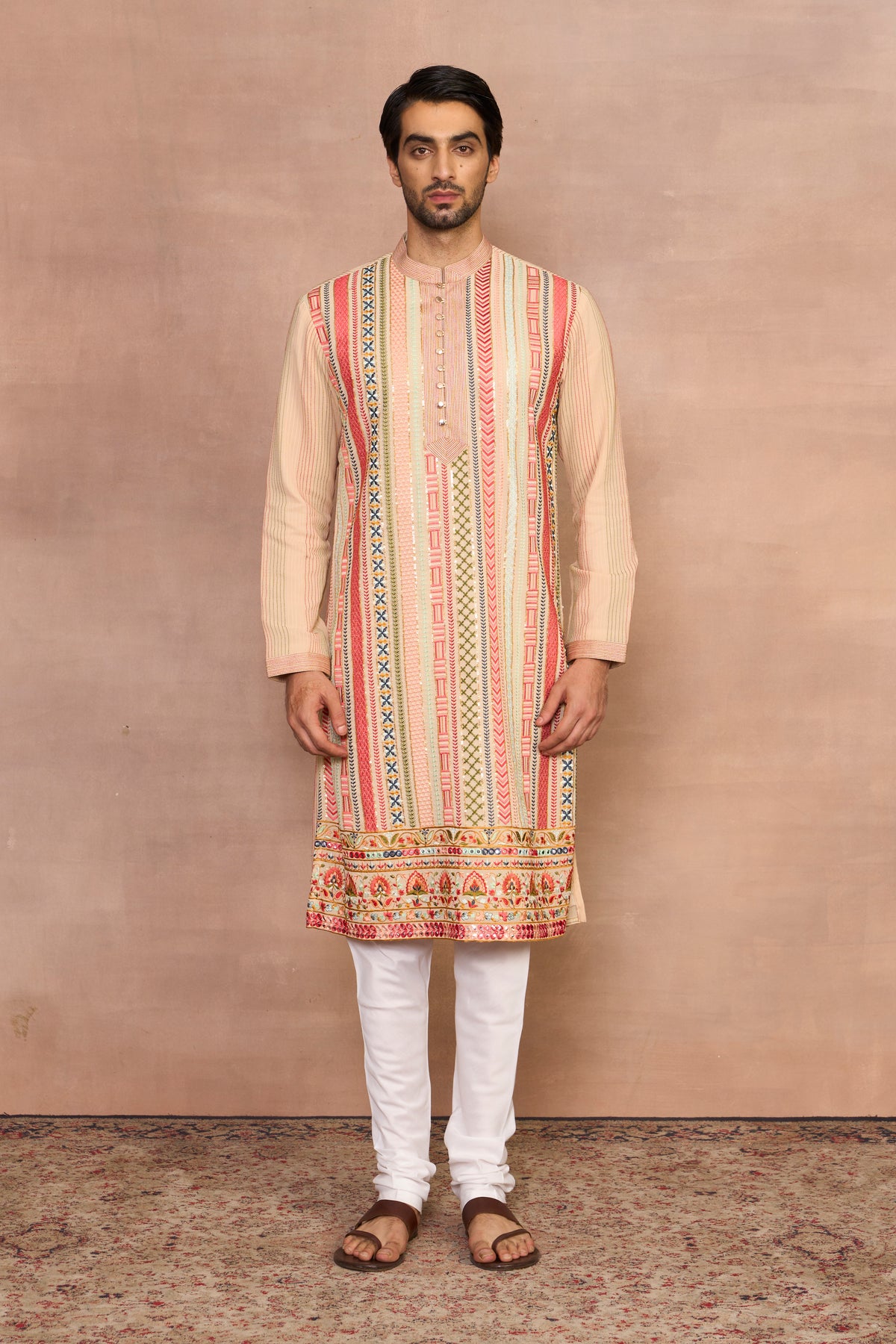 Aftaab Multicolor Kurta Set