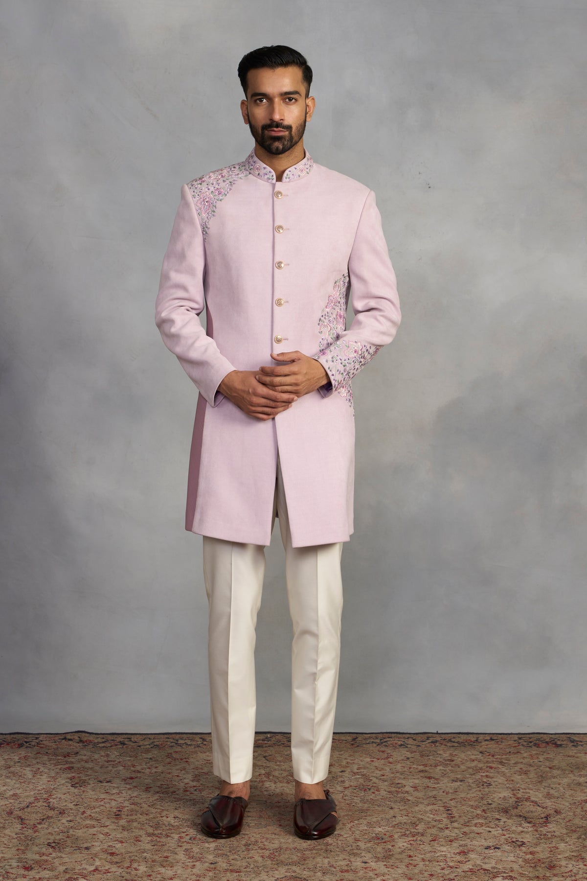 Mahboob Lilac Indowestern Set