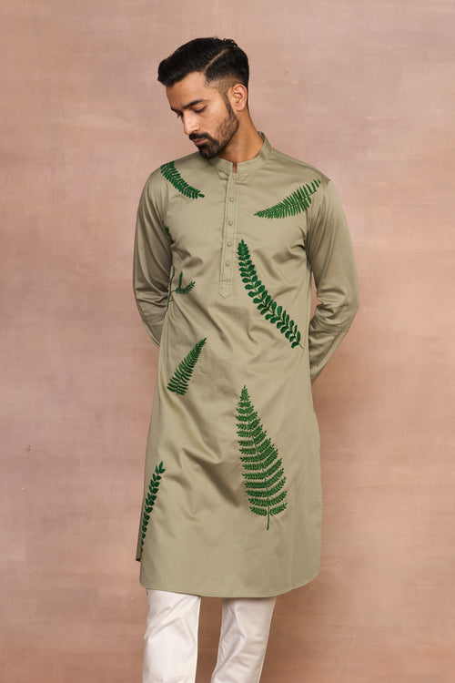 Dilnashin Green Kurta Set