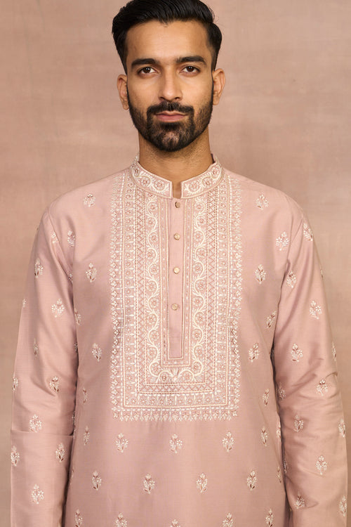 Tasveer Rose Gold Kurta Set