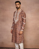 Rabaab Brown Kurta Set