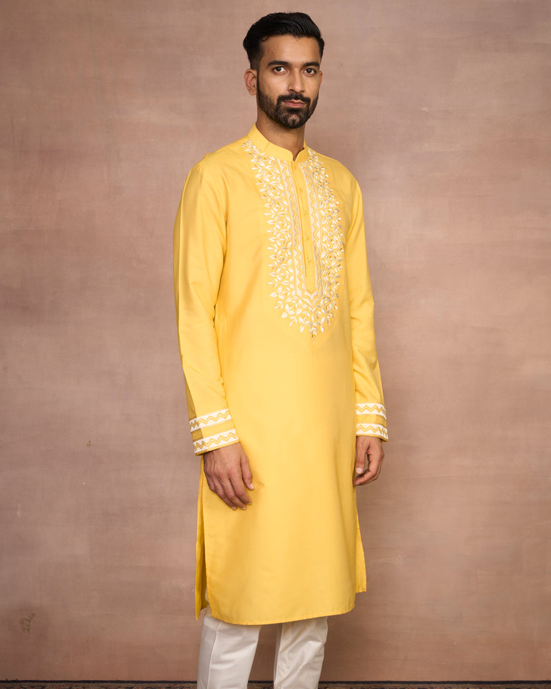 Aashna Yellow Kurta Set