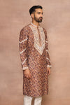 Rabaab Brown Kurta Set