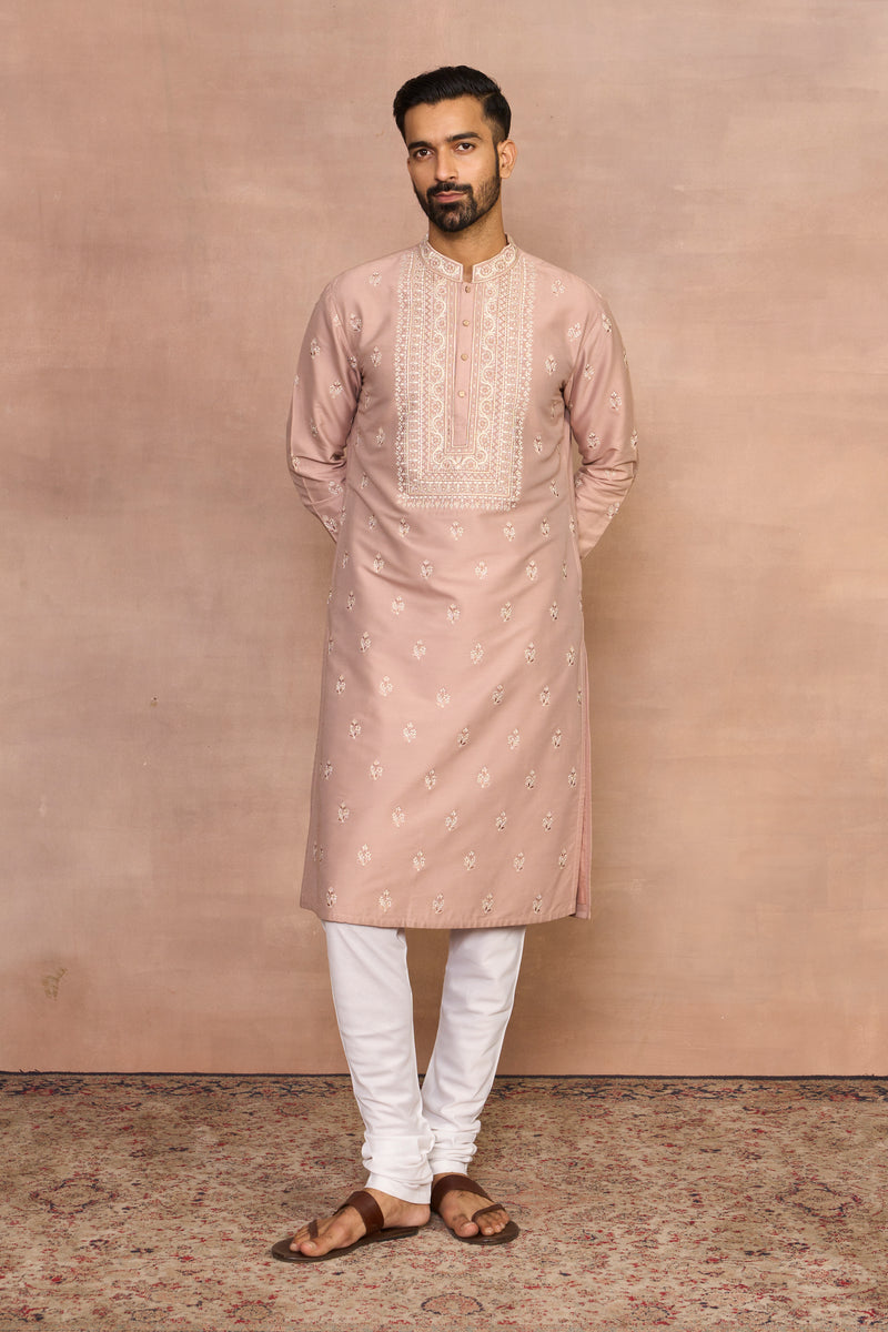 Tasveer Rose Gold Kurta Set