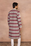 Gulbadan Multicolor Ikat Kurta Set