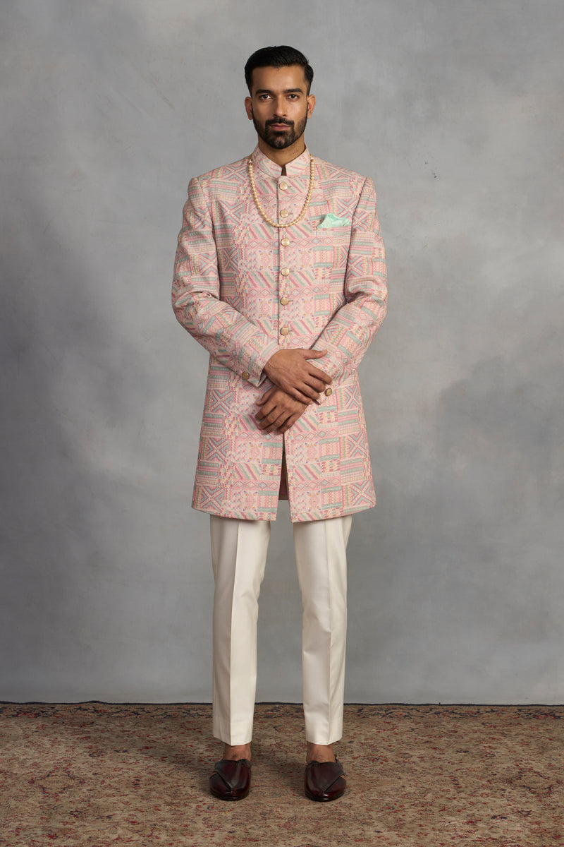 Dilruba Dusty Pink Indowestern Set