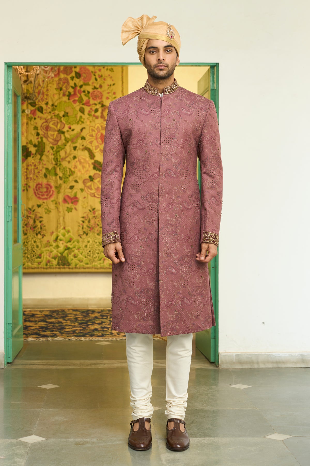 Gulbaag Dilkash Sherwani Set