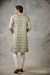 MULTI-COLOR GEORGETTE EMBROIDERED KURTA SET