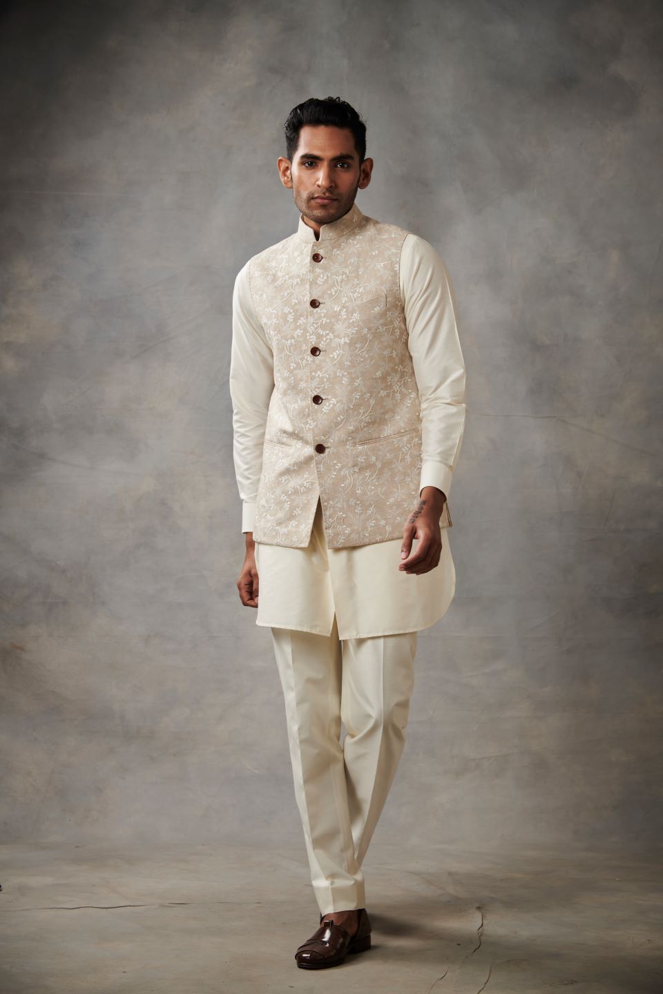 BEIGE LINEN EMBROIDERED BUNDI SET Men's Kurta Set
Kurta Pajama with Blazer
Wedding Kurta with Jacket
Ethnic Jacket for Kurta
Kurta and Nehru Jacket Combo
Formal Kurta with Coat
Designer Kurta Jacket
Kurta with Waistcoat
Traditional Kurta with Jacket
Festive Kurta Pajama with Jacket
Kurta with Blazer for Men
Elegant Kurta Jacket Set
Kurta Pajama with Nehru Jacket
Stylish Kurta with Jacket
Kurta with Overcoat
Kurta Pajama and Jacket Ensemble
Modern Kurta with Nehru Jacket
Kurta with Sherwani Jacket