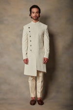 IVORY EMBROIDERED INDO SET