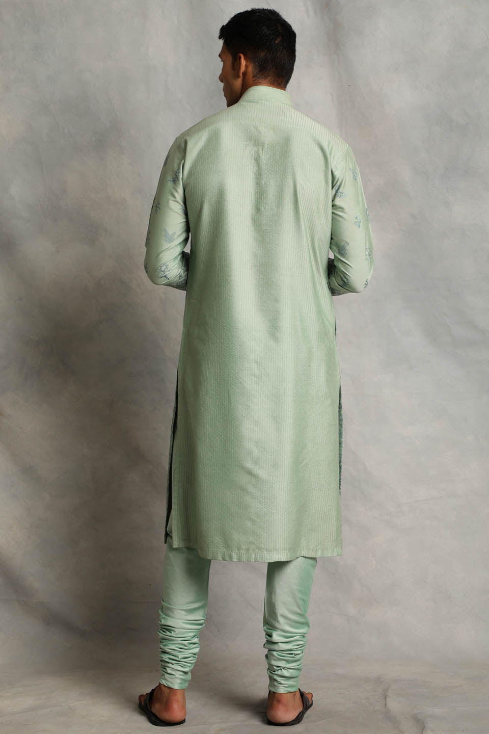 MINT EMBROIDERED KURTA  SET 3