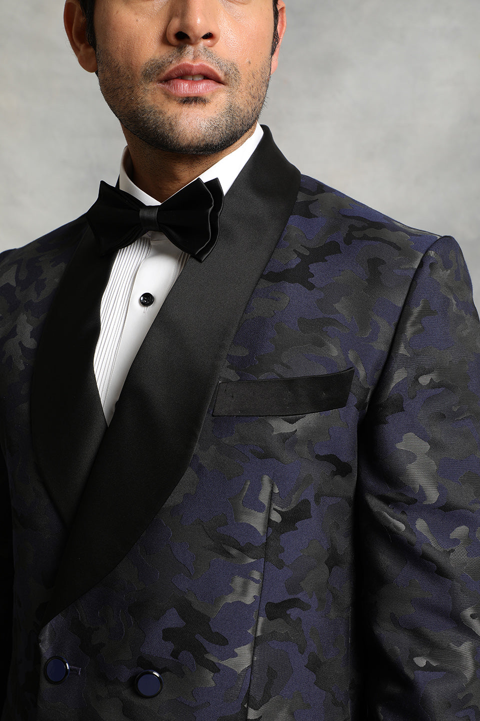 NAVY CAMOUFLAGE TUXEDO SET 4