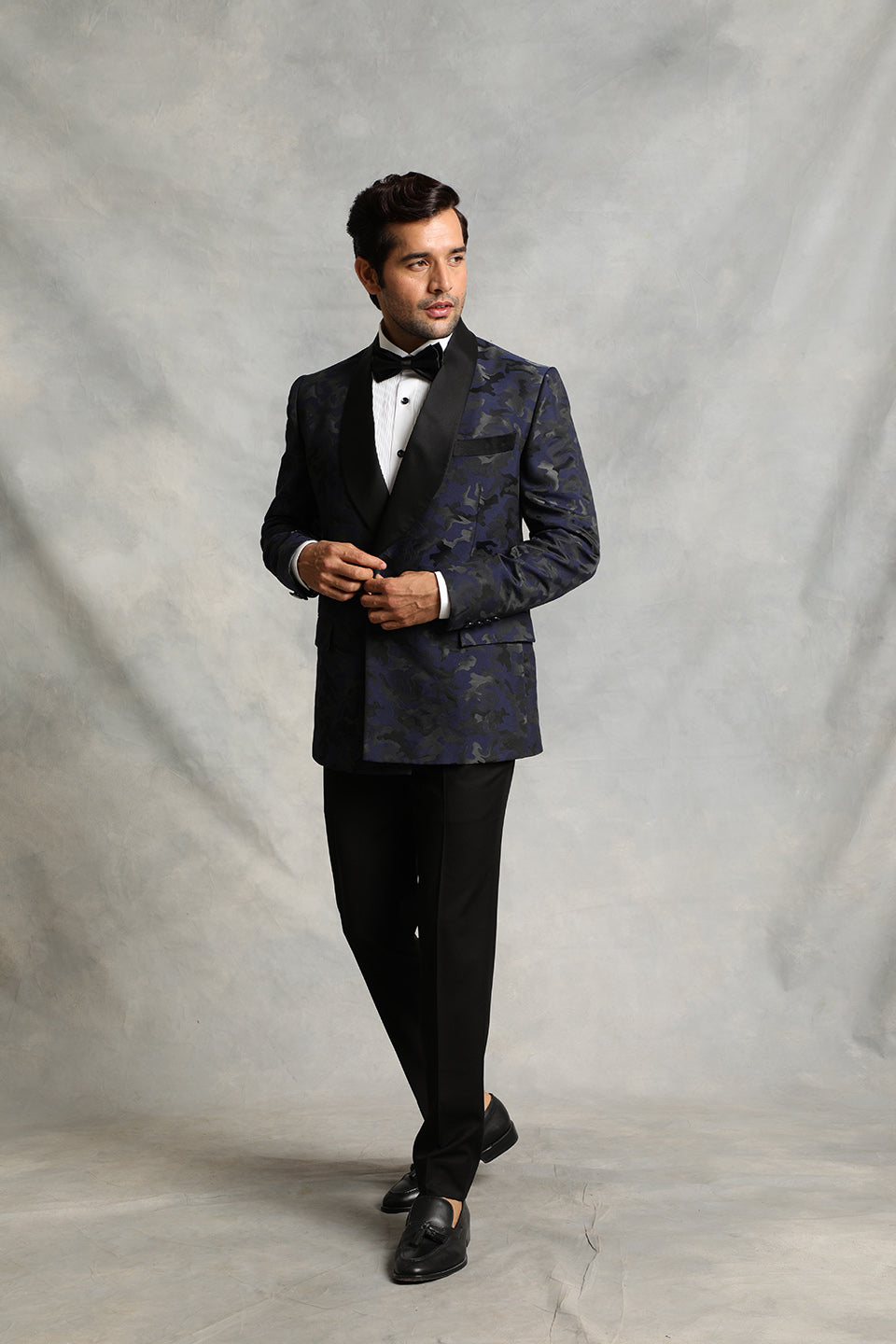 NAVY CAMOUFLAGE TUXEDO SET 5