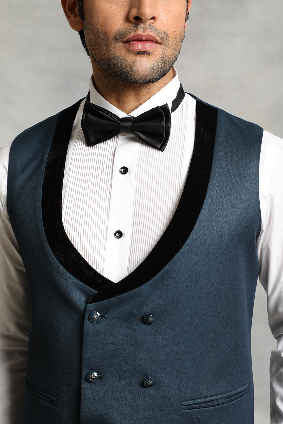 TEAL COMBINATION TUXEDO SET 5