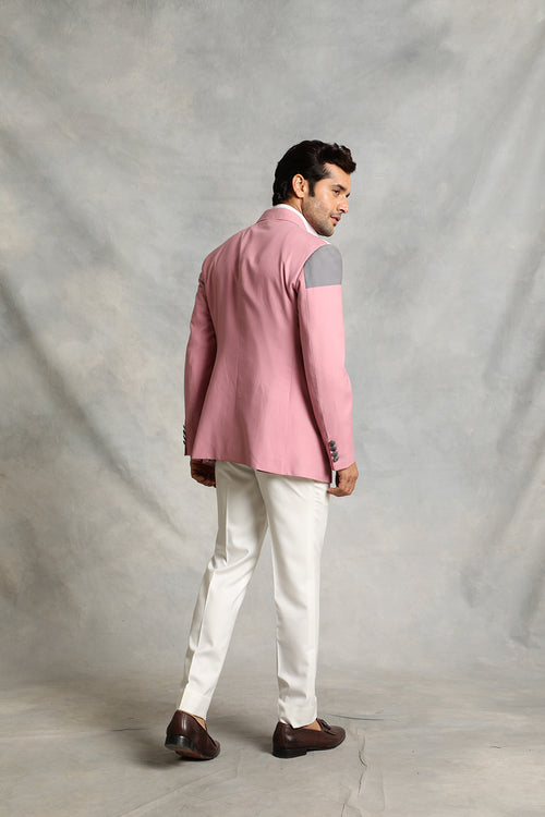 PINK PANELED COMBINATION SUIT 2