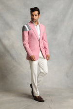 PINK PANELED COMBINATION SUIT 3