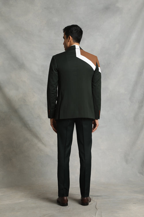 GREEN PANELED SUIT 2