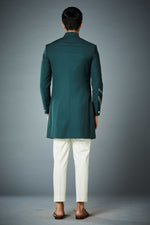 GREEN VIPER EMBROIDERED INDO SET